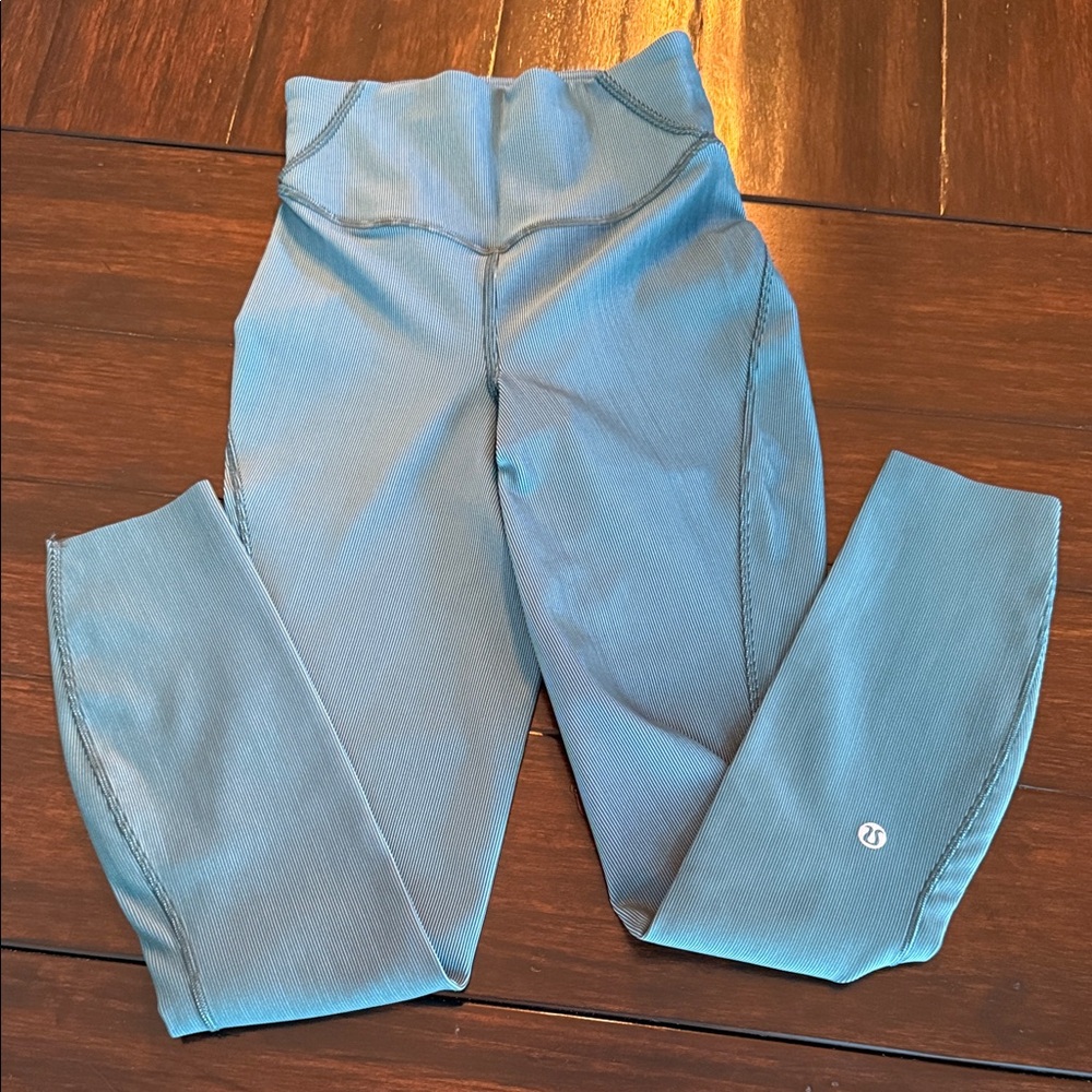 lululemon athletica Light Teal High-Rise Athletic Leggings
